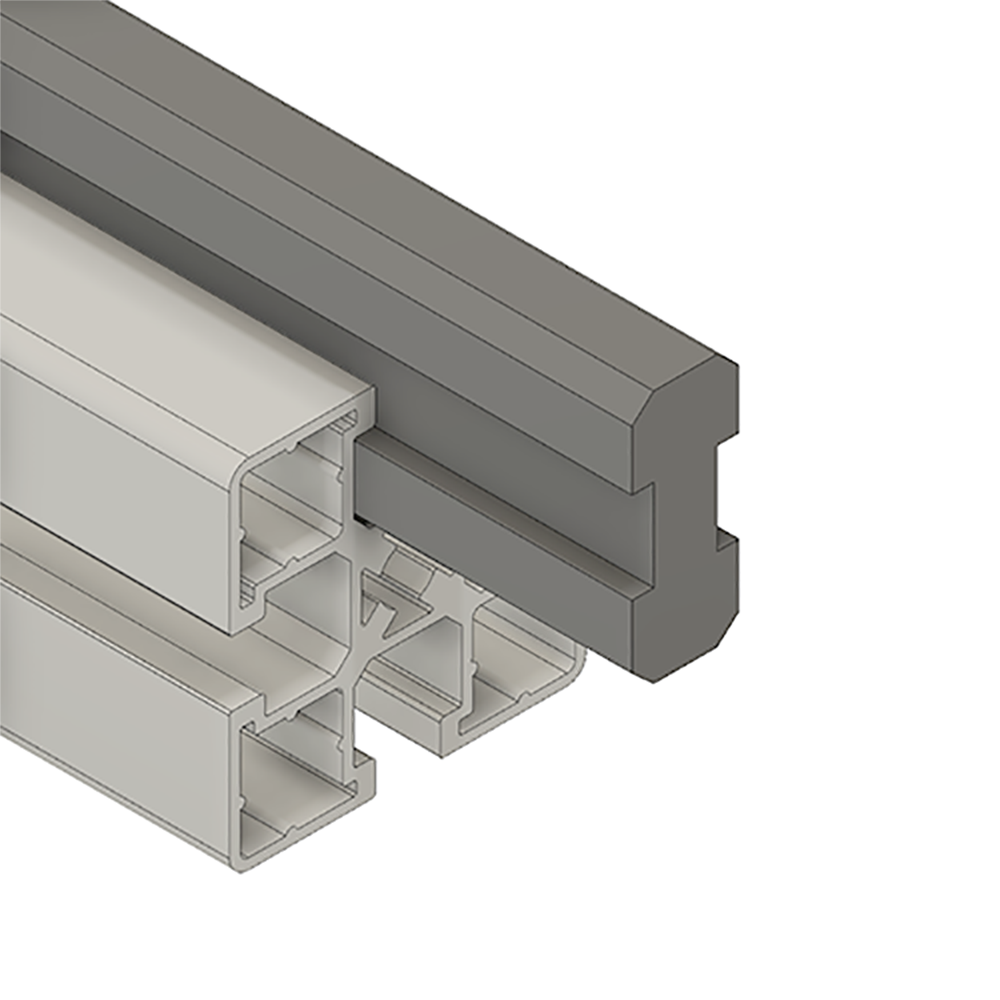 61-250-0 MODULAR SOLUTIONS SLIDE PROFILE<br>DUAL PROFILE GUIDE 32MM, 2M